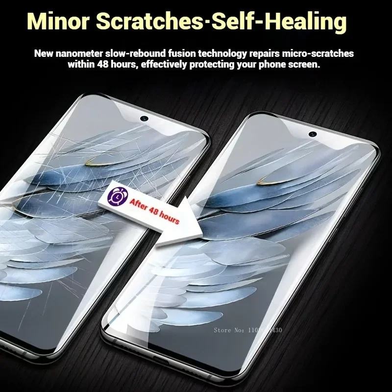 4 Uds Protector de pantalla para Honor Magic 6 Pro 7 8 5 Pro película de hidrogel frontal para Honor Magic 7 6 5 Lite para Honor 8 película suave HD - imagen 3