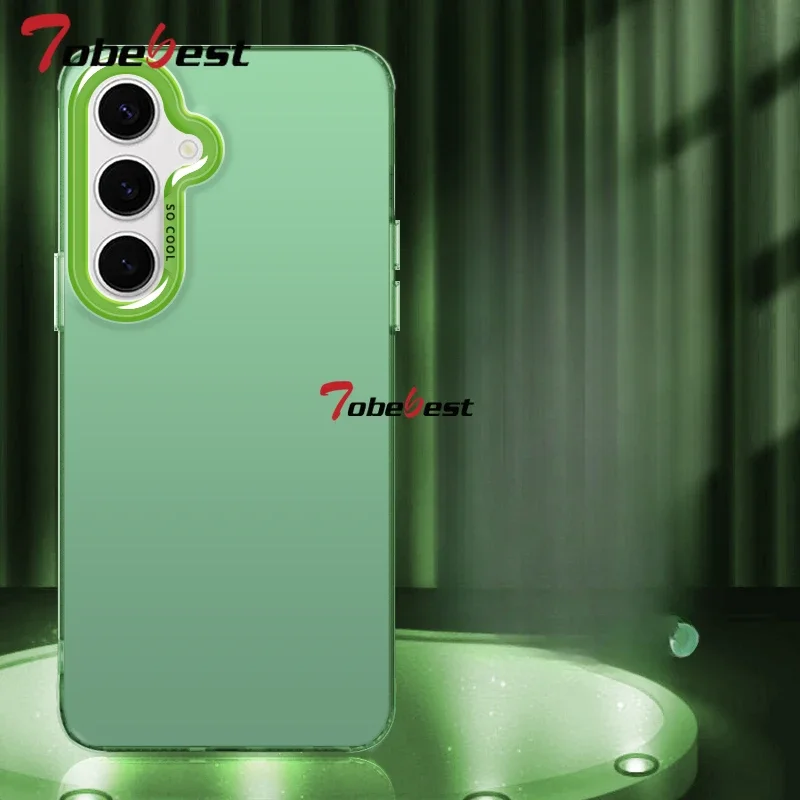 Funda IMD mate Aurora láser de lujo para Samsung Galaxy M55 M35 M15 M34 M13 M31 M32 M30S M22 M12 M11 4G 5G - imagen 4