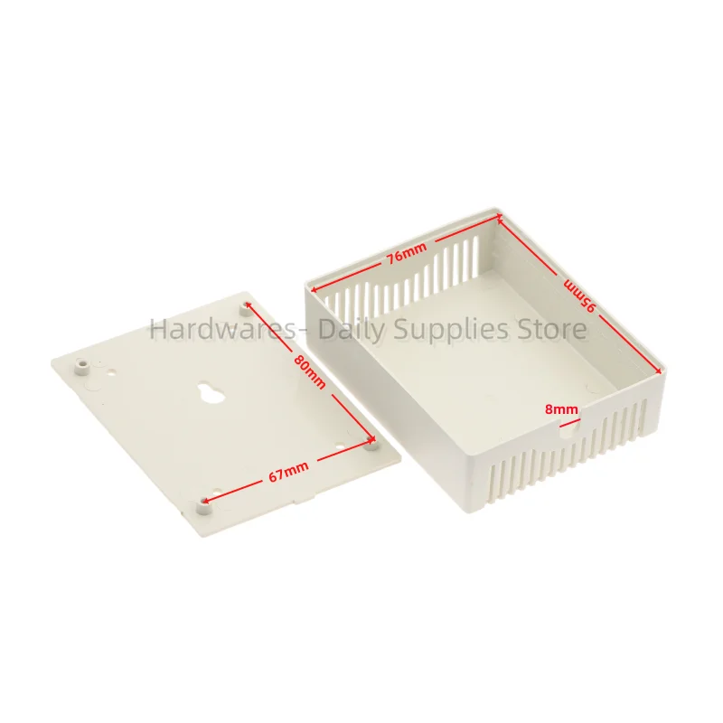 1 Uds 100x80x29mm caja de conexiones de cables DIY caja de plástico placa de circuito proyecto electrónico - imagen 3