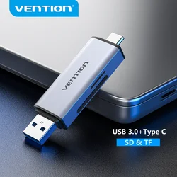 Vention Lector Tarjetas SD USB-C - Adaptador Micro SD TF