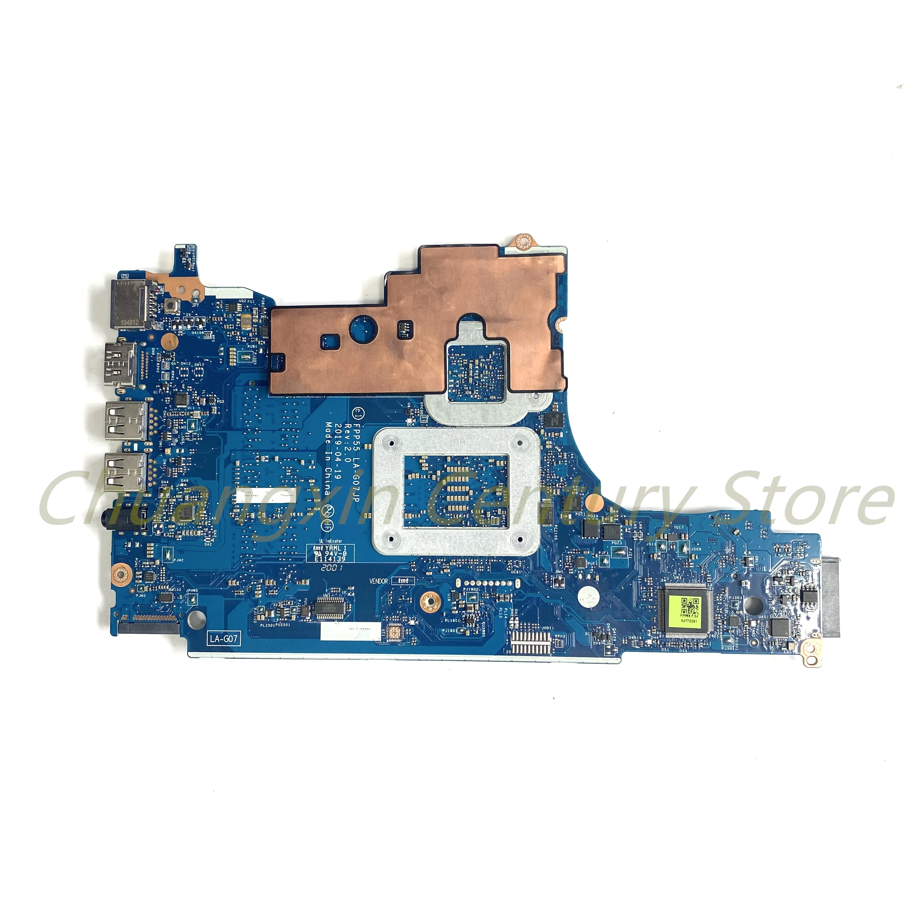 Para HP 15T-DB 15-DB 15-DX placa base de computadora portátil FPP55 LA-G07JP con R3-3200U R5-3500U R7-3700U CPU GPU 100% probado trabajo completo - imagen 2