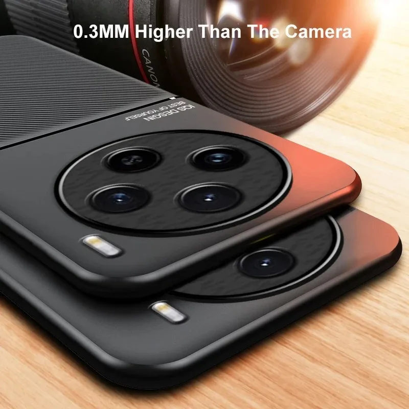 Funda resistente antideslizante a prueba de golpes para Vivo X100 Pro X90 X80 Lite, funda magnética con soporte para coche, Fundas Capa - imagen 4