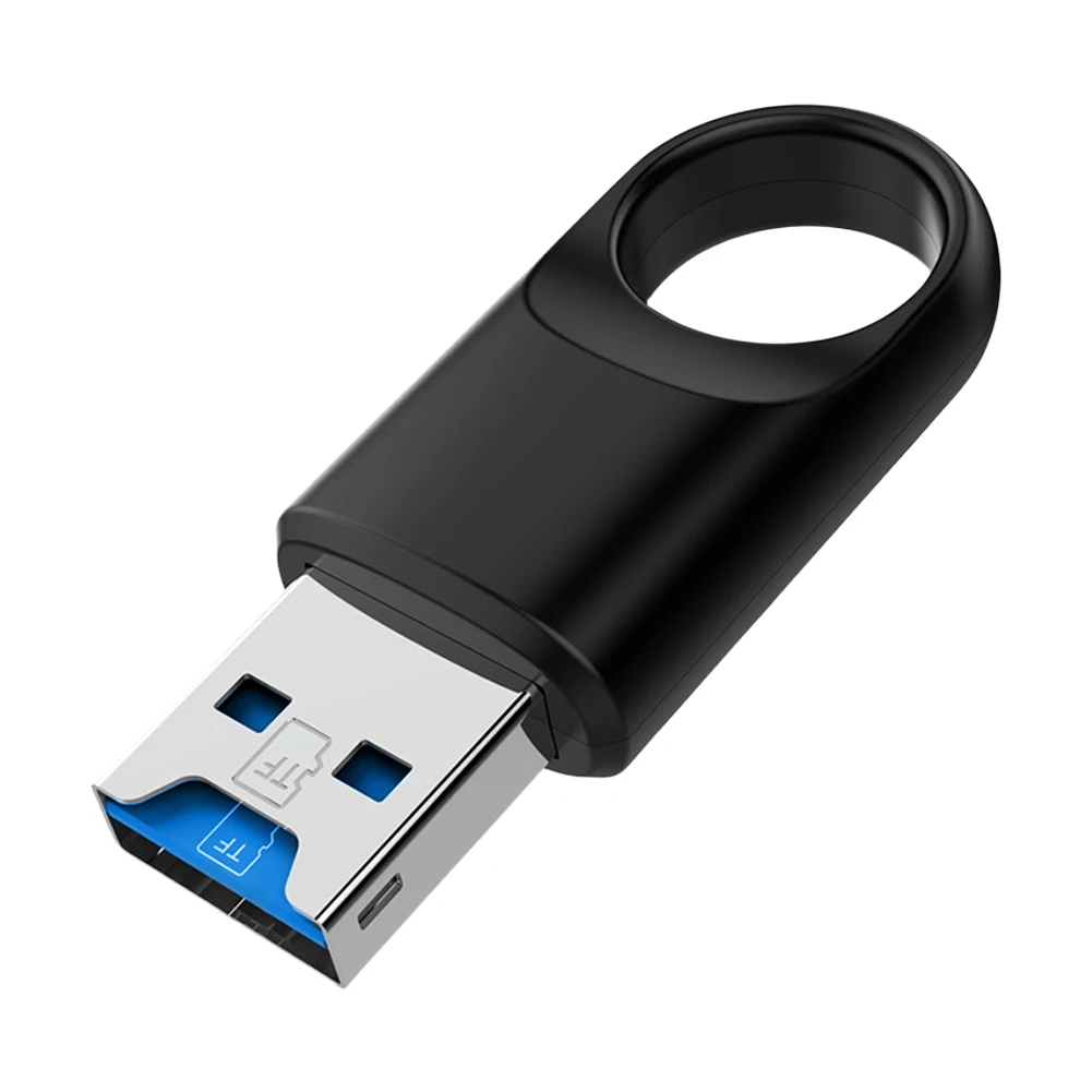 Adaptador de tarjeta de memoria Flash Hub adaptador de lector de tarjetas de memoria USB 3,0 de alta velocidad para TF SD PC ordenador portátil - imagen 2