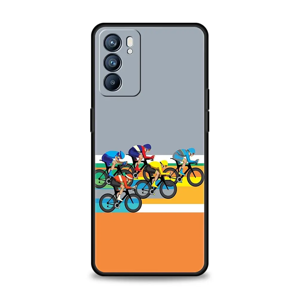 Funda de teléfono para Oppo Reno13 Reno12 Reno11 F Reno10 Pro A54 A53 A95 A76 A74 A57 A98 A80 A79 5G A78 4G, funda para bicicleta francesa - imagen 5