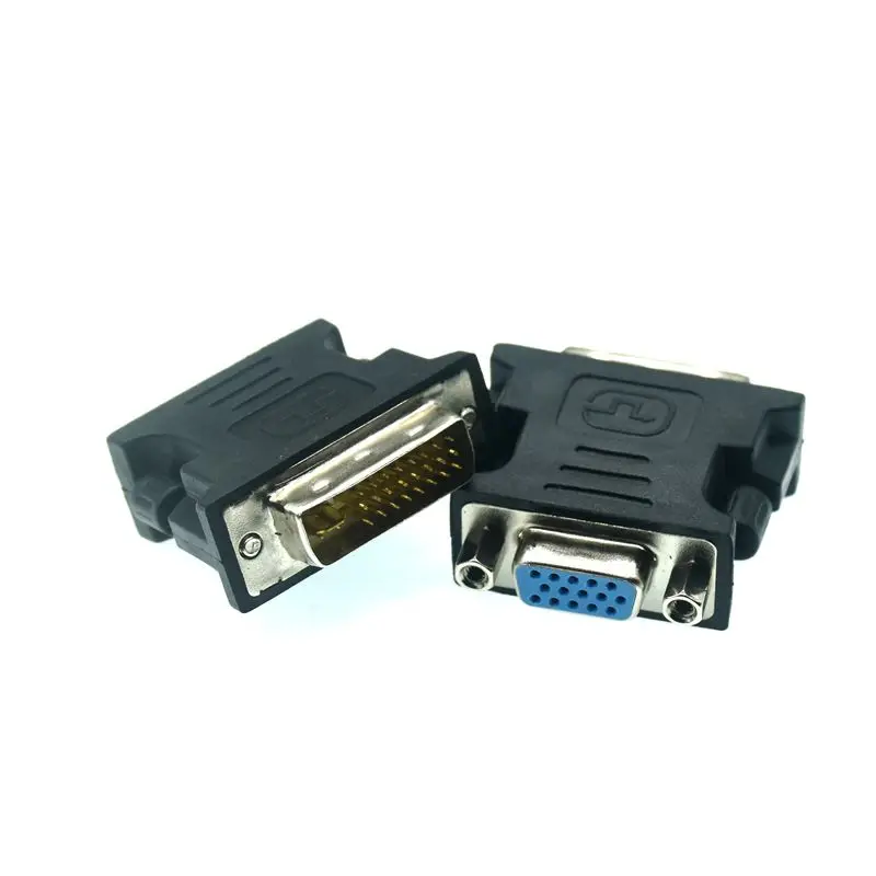 Adaptador DVI-D DVI a VGA de 1080P, convertidor DVI-I macho de 24 + 5 pines a VGA hembra, adaptador de tarjeta gráfica de vídeo HD para PC, proyector HDMI - imagen 5