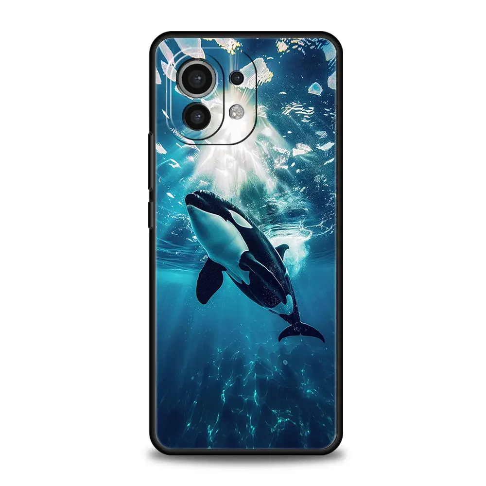 Funda de teléfono Orca ocean lovely killer whale para Xiaomi 14 13T 12T Pro 12 13 11 Ultra Mi Note 10 Lite 10T 5G 11X Pro 11i 9T - imagen 3