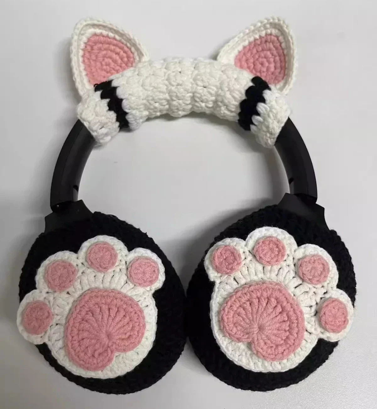 Funda hecha a mano para Sony Xm4/Xm5, funda Y2k Spider para auriculares, funda protectora decorativa para accesorios de auriculares con bonito gato personalizado - imagen 2