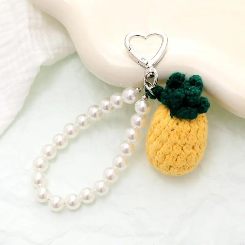 Correa teléfono crochet crochet hecho a mano Caqueta llave anti -pérdida para regalo colgante bolsas llave - imagen 5