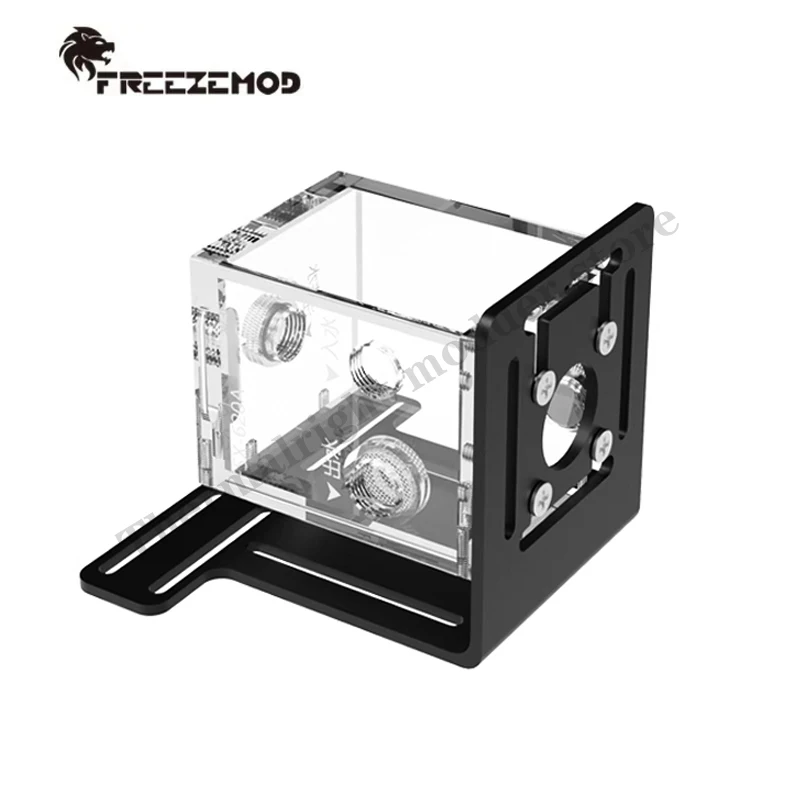 FREEZEMOD-tanque de agua de acrílico, depósito cuadrado, longitud 80-360mm, Cuerpo principal transparente, moldeado de una sola vez, filtro incorporado, FXSX-F620 - imagen 4