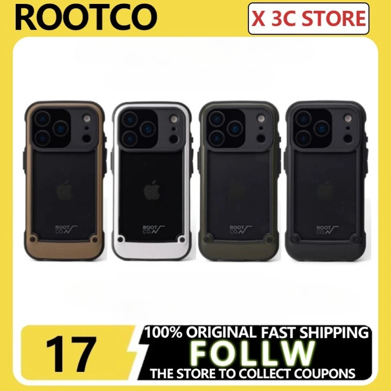 ROOTCO Funda a prueba de golpes de grado militar para Apple IPhone 17 Pro 17 Pro Max, funda protectora a prueba de caídas para exteriores, importación japonesa - imagen 2