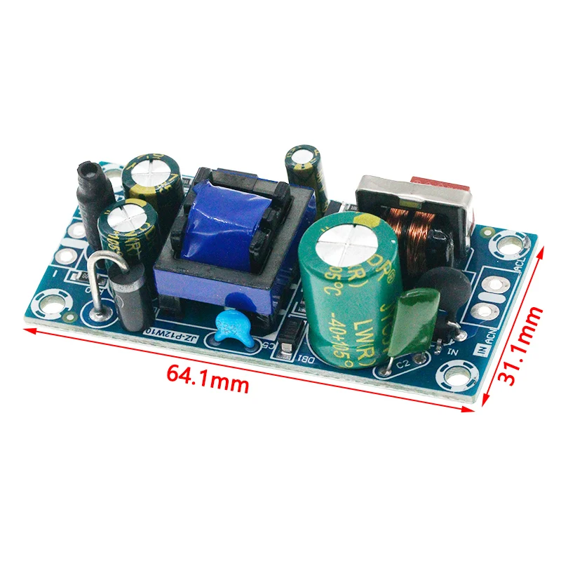 Módulo de fuente de alimentación conmutada, placa de circuito desnudo de 85-264V a 5V 2A para reemplazo/Reparación de 12V 1a, AC-DC, 5V 2A 10W - imagen 2