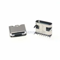 Conector USB-C hembra SMT de 6 pines para PCB