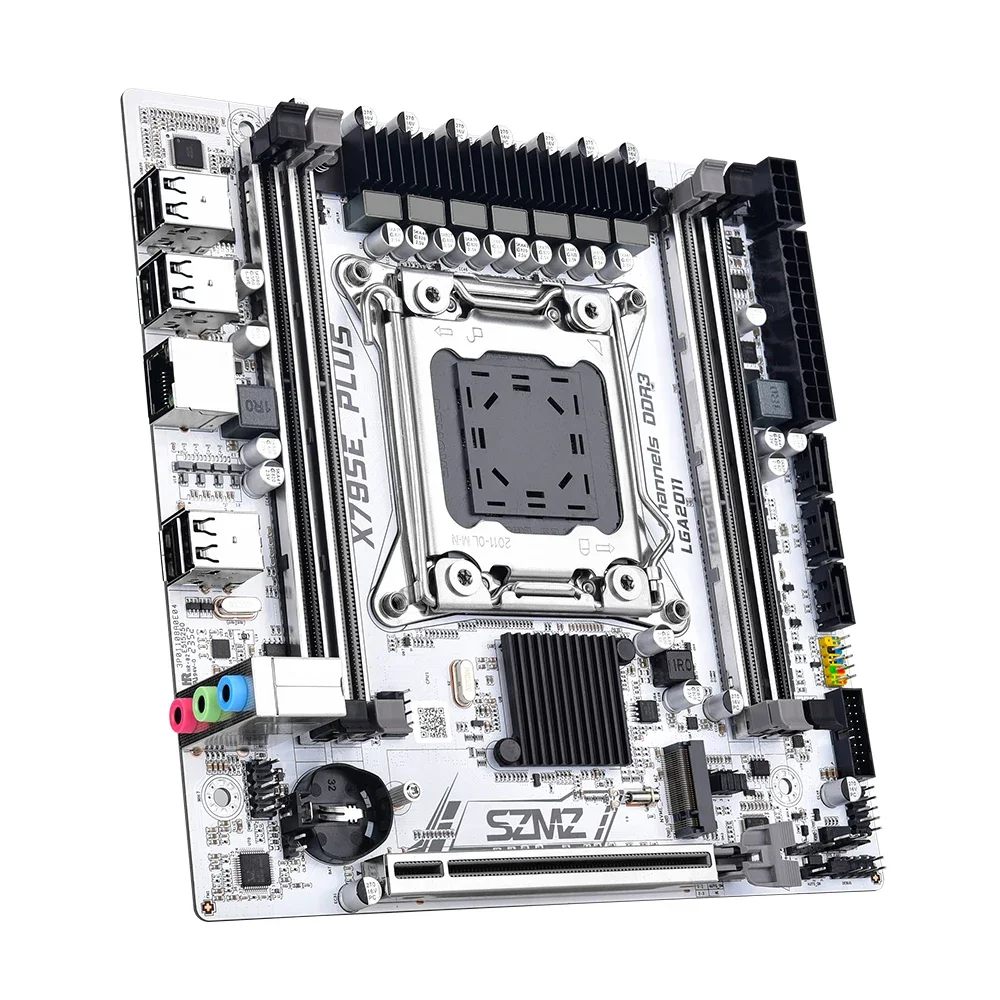 Juego de placa base X79 SE-PLUS con E5 2660 V2, CPU LGA 2011, Kit de 2x16GB = 32GB, RAM DDR3, Combo X79, compatible con SATA3.0, USB2.0, M.2, NVME - imagen 2