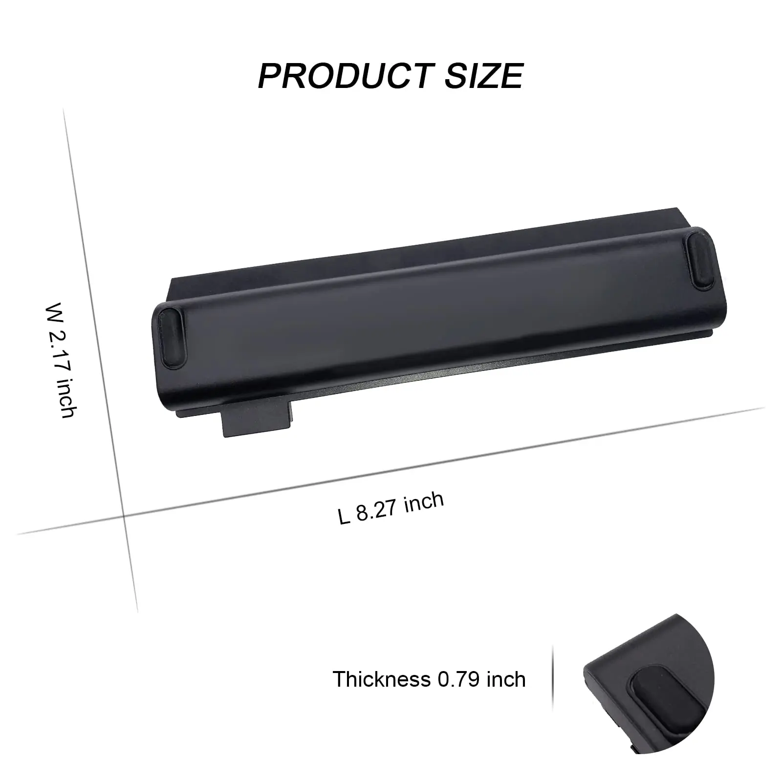 01AV425 61 + batería de repuesto para ordenador portátil, para Lenovo ThinkPad T470, T570, T480, T580, A475, P51S, P52S, TP25 Series 01AV491, SB10K97582 - imagen 2