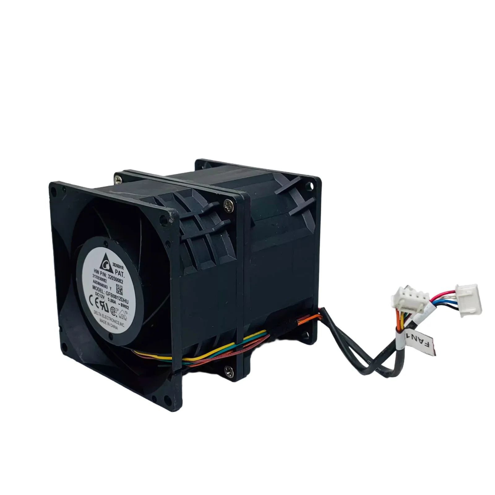 Para Delta GFB0812DHU 80mm 12V 5.88A ventilador Turbo de rodamiento de bolas doble de alta velocidad 8090 PWM ventilador de refrigeración Industrial - imagen 2