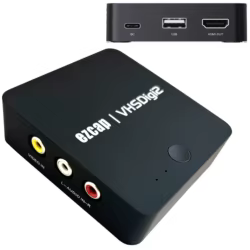 Capturador Vídeo RCA a USB para Digitalizar VHS Hi8 VCR sin PC
