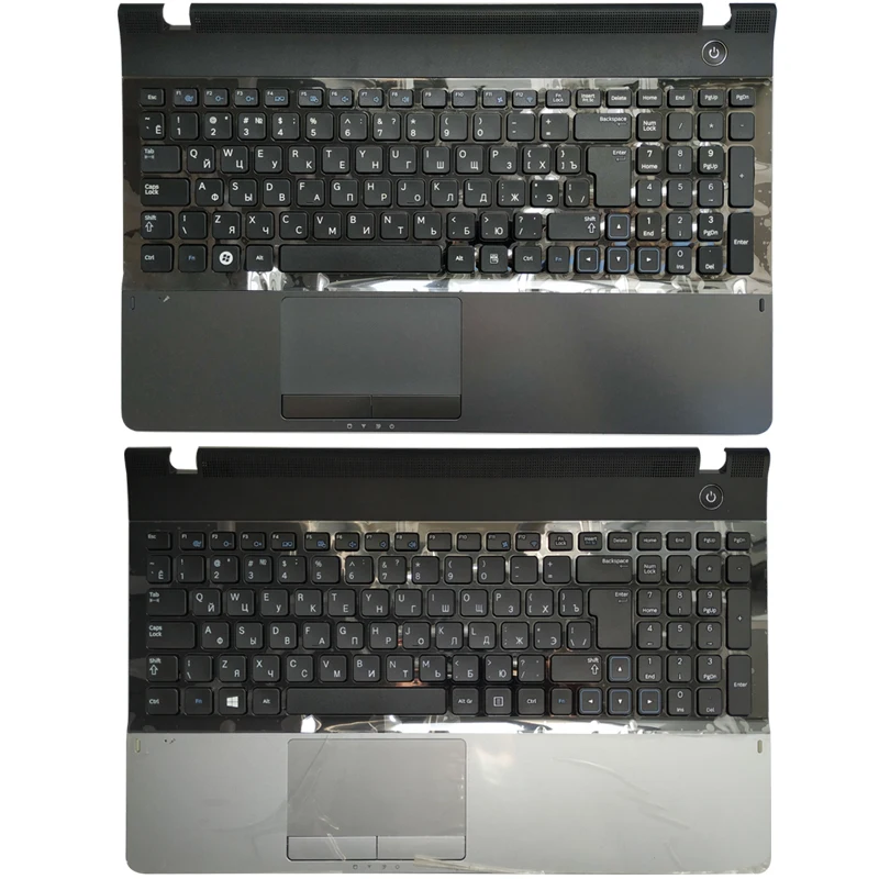 Nuevo para samsung NP300E5A NP305E5C NP300e5x NP305E5A 300E5A 300E5C 300E5Z teclado ruso RU cubierta superior del reposamanos