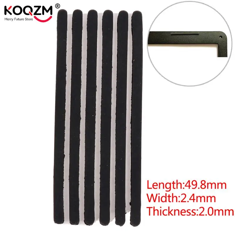 Pies de goma para marco de pantalla de ordenador portátil, almohadilla de goma para Lenovo/Dell/HP/ASUS, lote de 6 unidades
