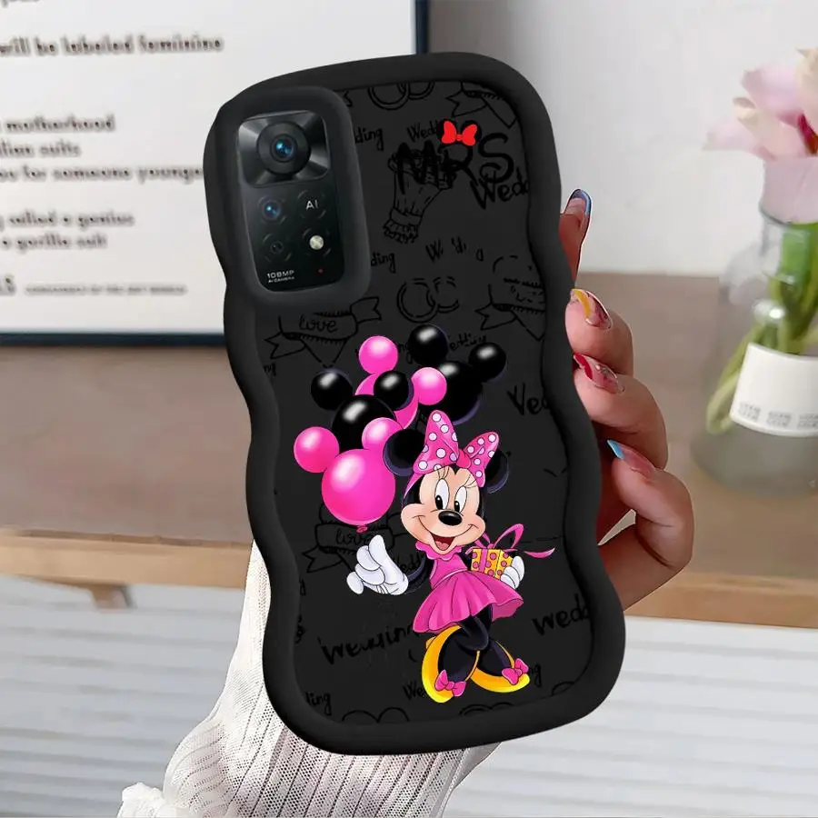 Funda de teléfono suave de Minnie bonita de Disney para Xiaomi Redmi Note 10 11 13 Pro Plus 9 12 14 Pro 8 9S 10S - imagen 3