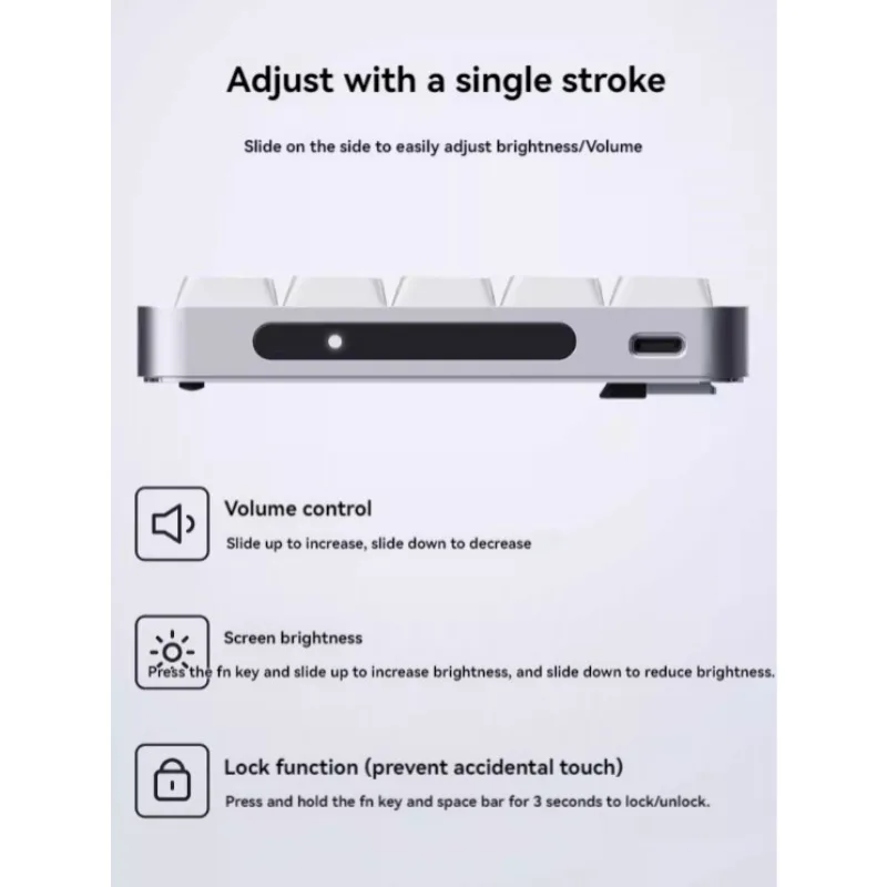 FLOW2 Teclado mecánico personalizado Kailh perfil bajo tri-modo inalámbrico Bluetooth E-sports Gaming teclado de oficina 68 84 100 diseño - imagen 2