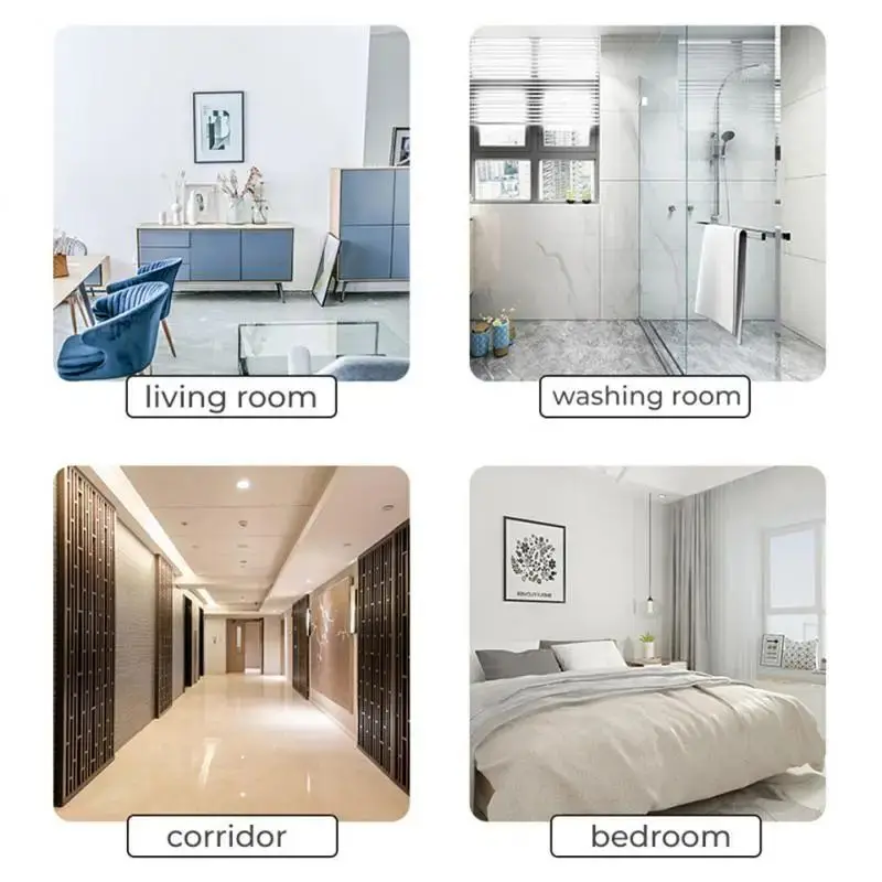 Interruptor de luz inteligente de pared, Sensor infrarrojo IR, No necesita contacto, Panel de pantalla de cristal de la UE, energía eléctrica, lámpara de encendido y apagado automático - imagen 5