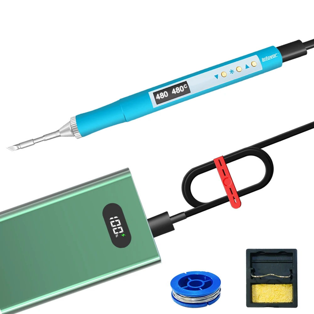 Soldadores alimentados por QC/PD, T210.JBC210, Mini bloque de calefacción, pantalla Digital portátil, USB, reparación de temperatura constante, soldadura de CPU - imagen 5