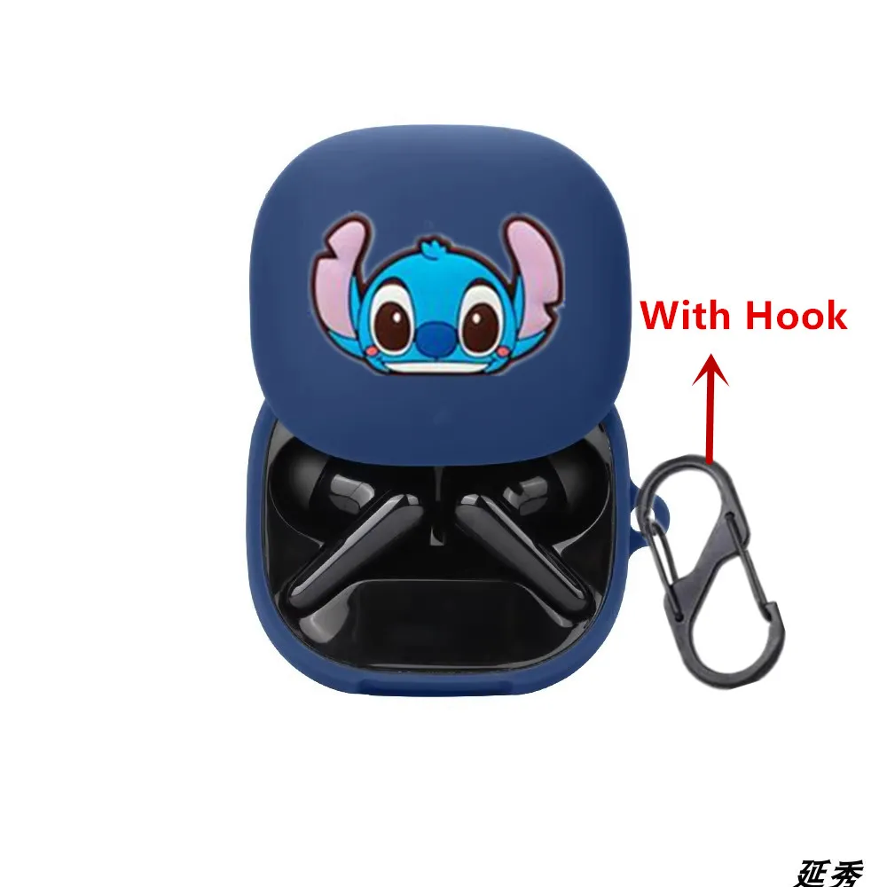 Funda de auriculares de dibujos animados de Disney para Anker Soundcore Liberty 4 Pro, funda protectora de silicona para auriculares inalámbricos con Bluetooth y gancho - imagen 3