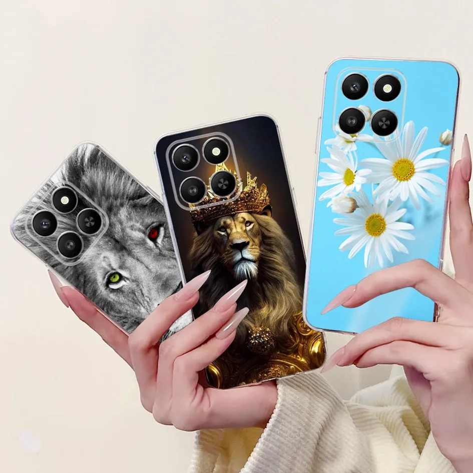 Funda trasera de silicona suave y delgada con lazo de gato de dibujos animados para Honor X7d de 6,77 pulgadas para Honor Play 10T Funda HonorX7d 4G Coque - imagen 5