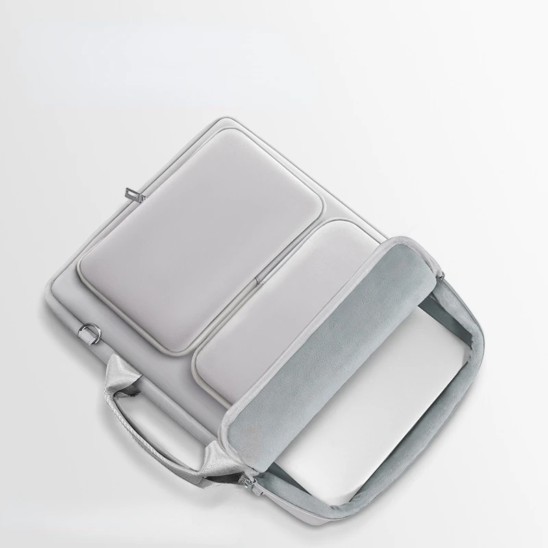 Bolso cruzado para ordenador portátil, bolsa oficial de gran capacidad para viaje de negocios, suministros para periféricos de ordenador al aire libre - imagen 5