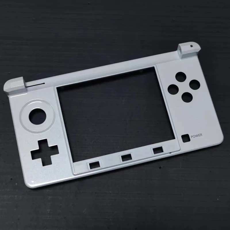 Original nuevo superior e inferior marco medio carcasa cubierta placa frontal para Nintendo Old 3DS Game Host - imagen 5