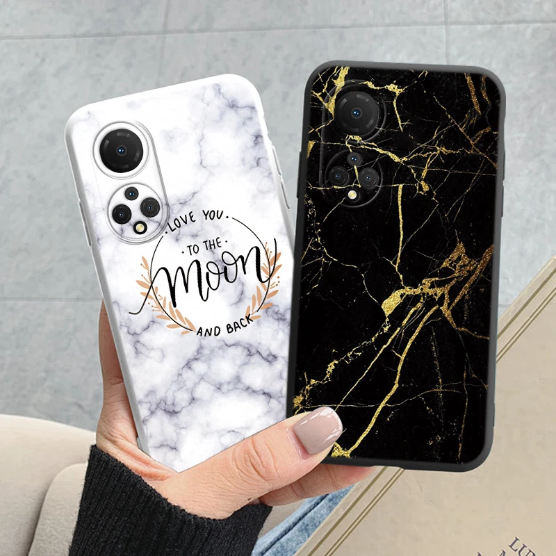 Funda de teléfono con patrón de mármol para Honor X7, Funda protectora suave para Honor X7, Honor X7, X 7, Coque, parachoques de silicona, moda - imagen 3