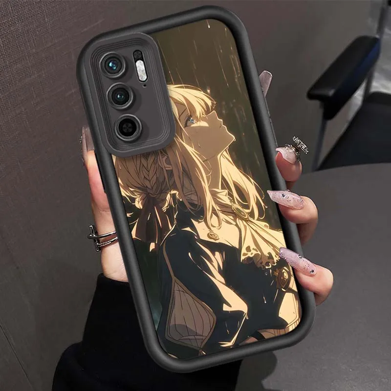 Funda Violet Evergarden para Redmi Note 11 10 9 8 7 11S 11E 10T 10S 9S 11T Pro Plus 5G, Diseño de Escalera de Ojos - imagen 5