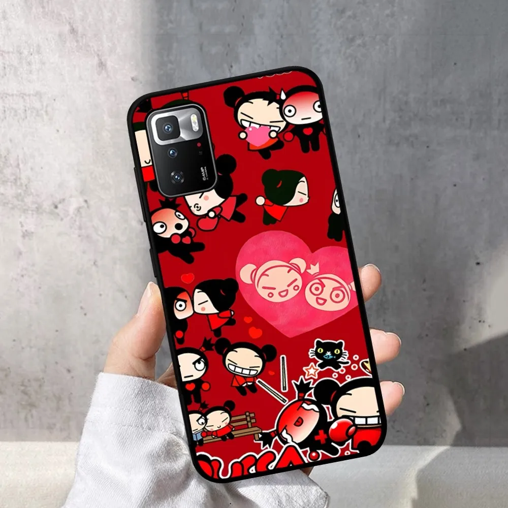 Funda de teléfono Pucca y Garu para Redmi Note 4X5 A 6 7 8 T 9 9S 10 11S 11Epro Poco M3 Pro - imagen 3