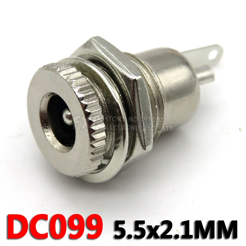 Conector de toma de corriente CC, 5,5x2,1 MM, 0,7, 2,0 MM, DC-005, DC-002, DC-012, DC-017, DC-022, DC-022B, DC-025, DC005 - imagen 5