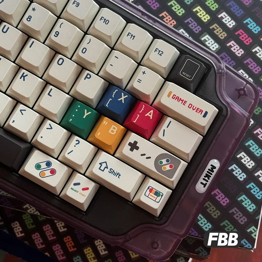 Juego de teclas originales FBB, 171 teclas PBT, 1,7mm, sublimación térmica, perfil de cereza, teclas personalizadas para accesorio de teclado mecánico - imagen 2