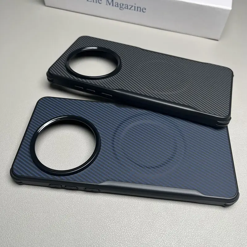 Para OnePlus 13 funda de silicona suave de fibra de carbono magnética carga inalámbrica funda protectora trasera para OnePlus13 One Plus 13 Shell - imagen 3