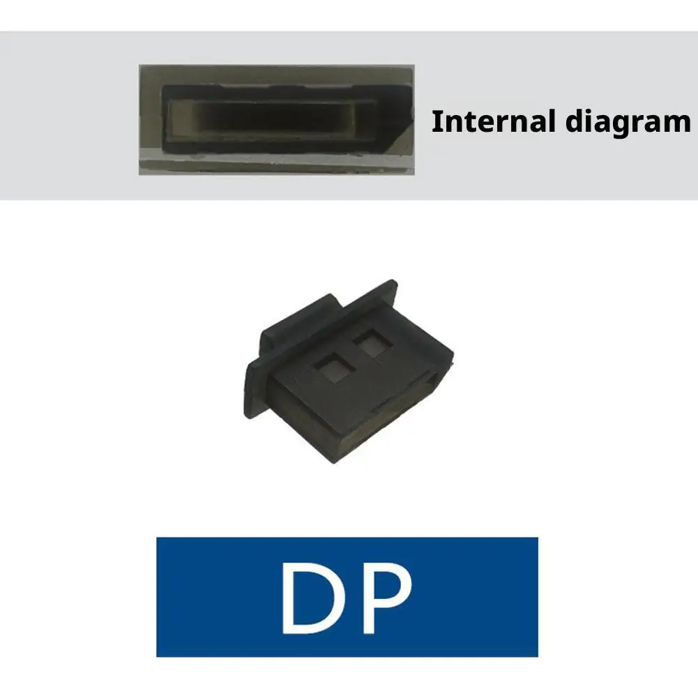 Nueva tarjeta gráfica Universal a prueba de polvo, accesorios de protección para los dedos, cubierta DP, interfaz de enchufe HDMI DVI, tapa de goma Dustpr X3V8 - imagen 2