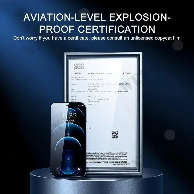 Protector de pantalla 9HD para móvil, cristal Protector completo para Xiaomi 14 Pro, 13T, 12T Pro, Poco X5 Pro, Redmi Note 13, 12, 11, 3 unidades - imagen 3