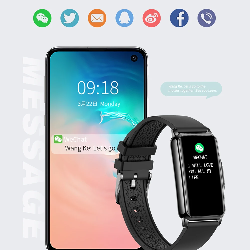 Reloj inteligente deportivo para hombre y mujer, pulsera con control del ritmo cardíaco y del oxígeno en sangre, pantalla completamente táctil, resistente al agua, novedad de 2024 - imagen 4