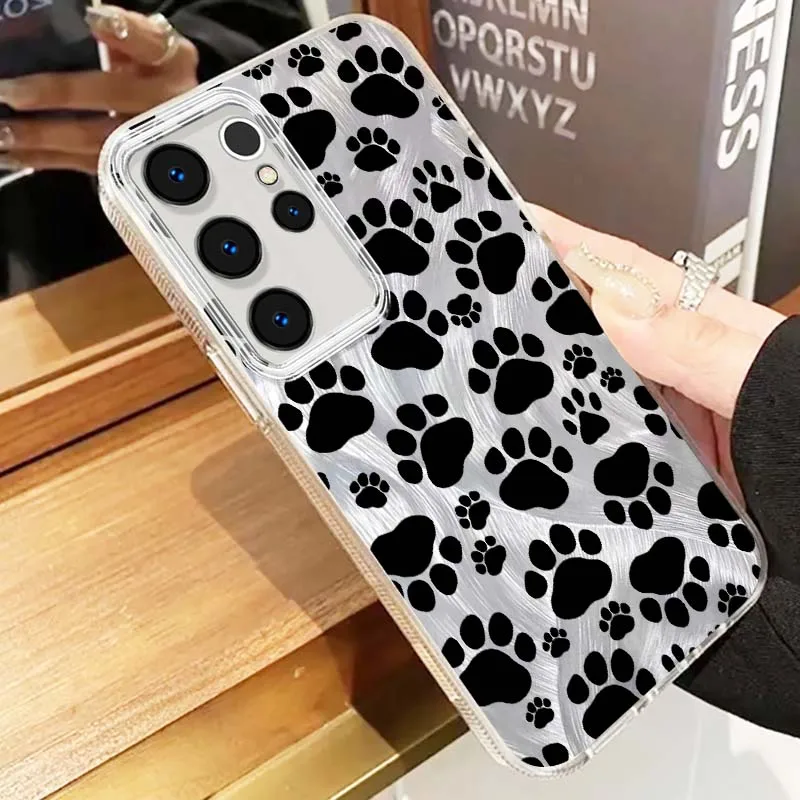 Funda de lujo con patrón de moda para Samsung Galaxy A56 A73 A72 A71 A55 A54 A53 A52 A35 A34 A33 A31 funda de teléfono con textura de plumas - imagen 5