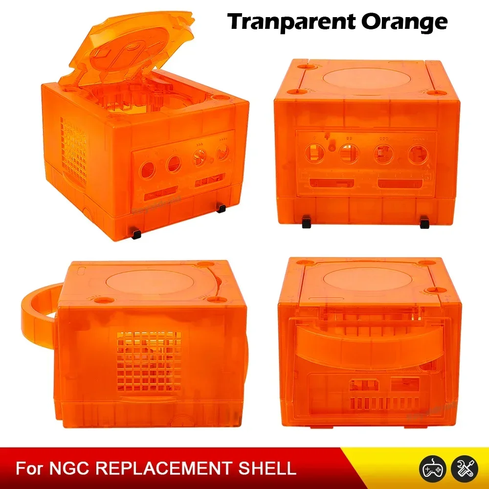 Funda transparente de repuesto de 6 colores para Nintendo Gamecube, carcasa para consola de videojuegos Retro NGC DOL-101/DOL-001 - imagen 4