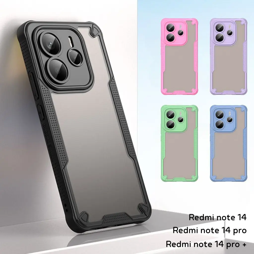Funda Original Anti-Shock para Redmi Note 14 Pro 5G/Redmi Note 14 5G, Cubierta Armadura Mate, Xiaomi Redmi Note 14 Pro Plus 5G - imagen 2