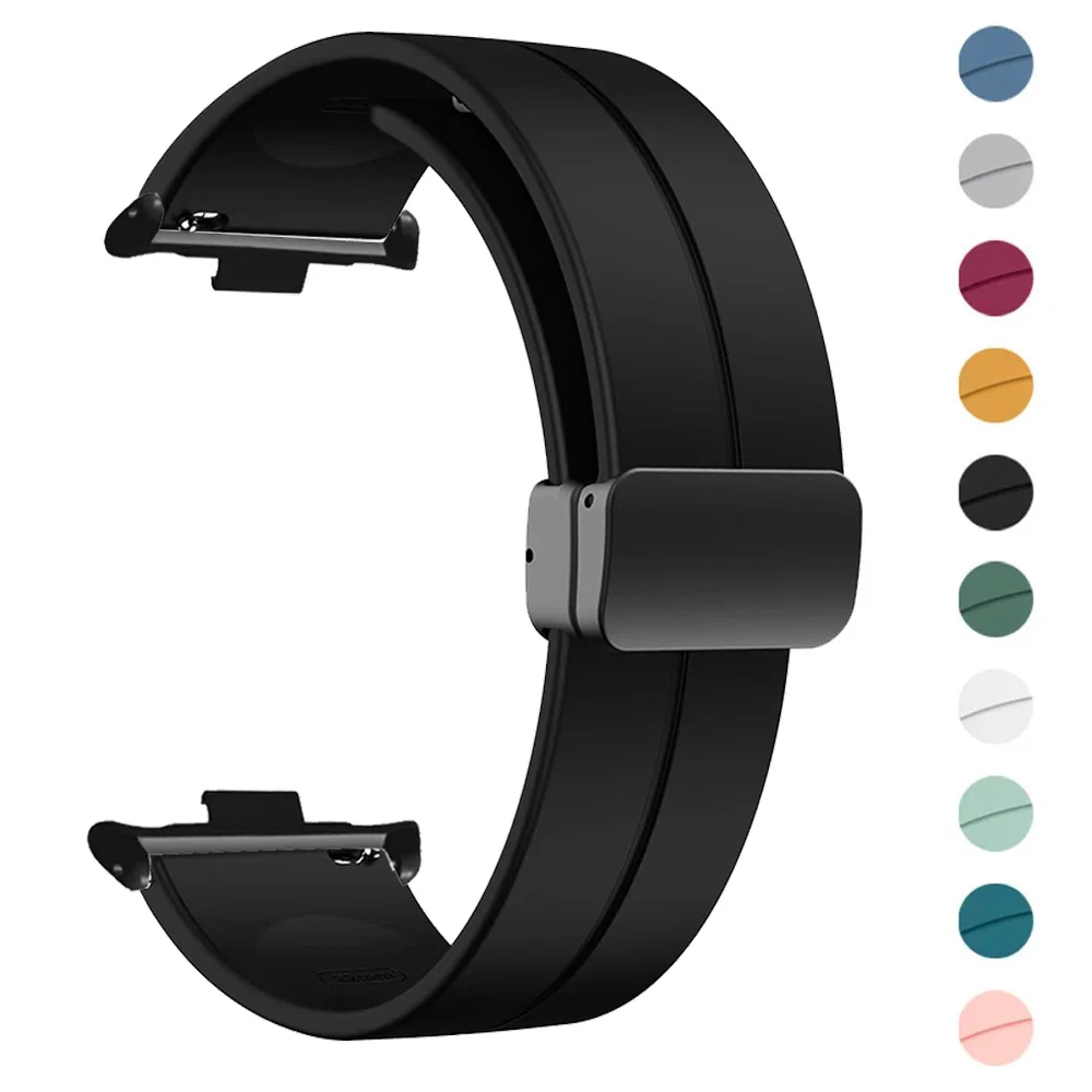 Correa magnética de silicona para Huawei Watch Fit 4 3, pulsera para Huawei Watch Fit 4/4 Pro, accesorios