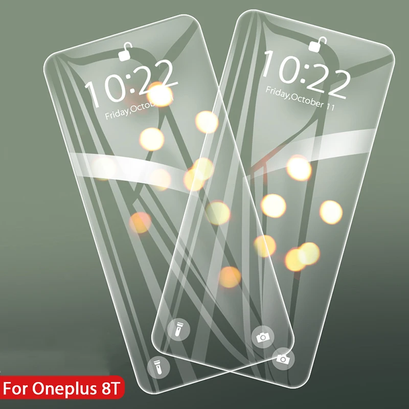 Protector de pantalla de vidrio templado para OnePlus 8T, accesorio de película antiarañazos 9H, 3D, OnePlus 8t, oneplus8, OnePlus 7t, 5, 6t, 7, 8T, 8 - imagen 2