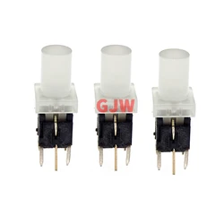 Interruptores LED 6x6mm Cuadrados - Tapas en 4 Colores