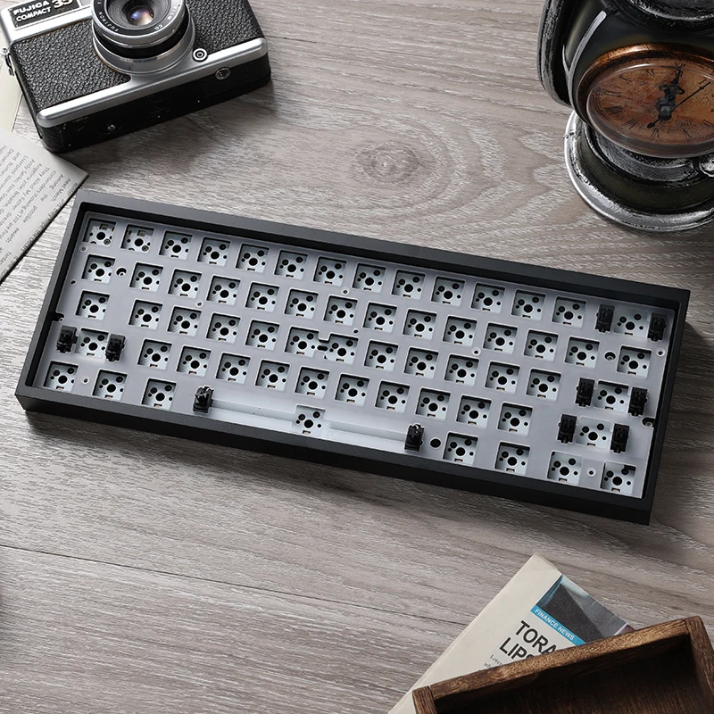 KBDfans-Teclado mecánico Tofu60, Kit de aluminio con cable tipo C, Junta de Intercambio en caliente, personalizado, 60%, para juegos de oficina, PC y portátil - imagen 2