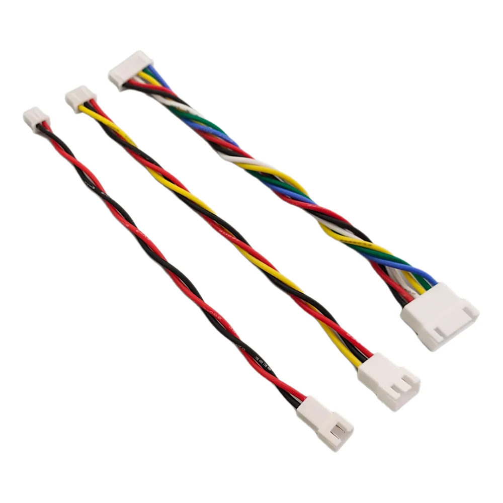 Cable de extensión macho hembra JST XH de paso de 2,54mm y Cable de silicona prensado 22AWG 2 3 4 5 6 pines carcasa Cable de extensión XH2.54 - imagen 3