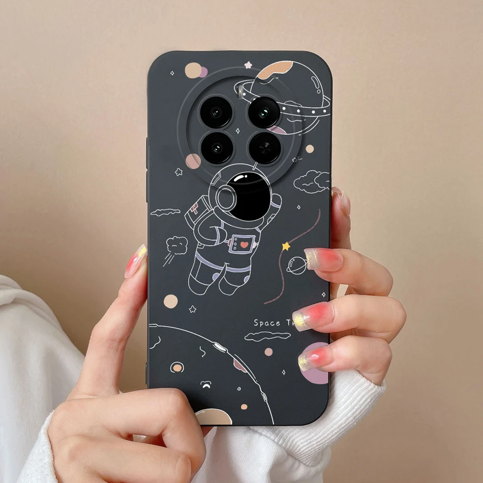 Funda para Realme 12 Pro Plus, funda de teléfono con flores de belleza para Realme 12 Lite, carcasa trasera de protección de lente mejorada de silicona líquida suave - imagen 3