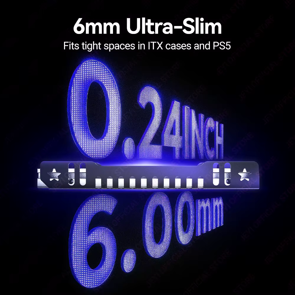 Disipador Aluminio JEYI M.2 SSD 2280 – Almohadilla Térmica Incluida - imagen 2