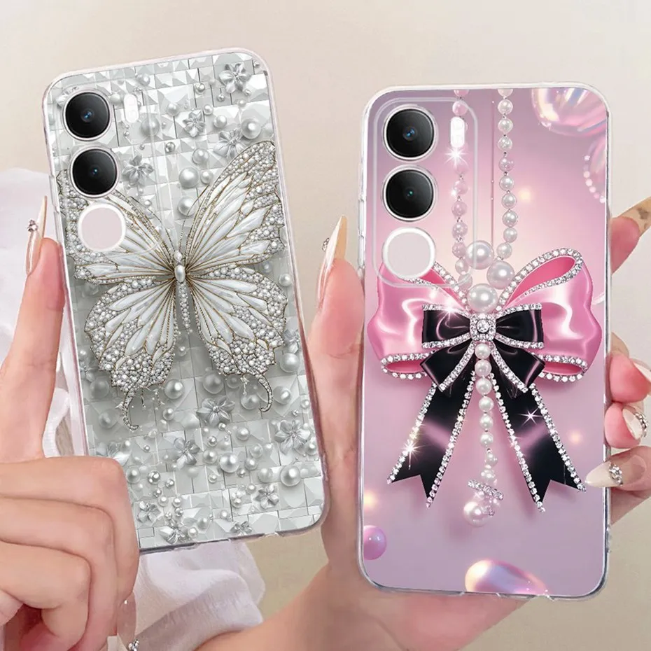 2025 funda de teléfono con estampado bonito para Vivo Y19s Pro fundas de silicona suave TPU para Vivo Y19s Y19sPro V2149 contraporchoques - imagen 3